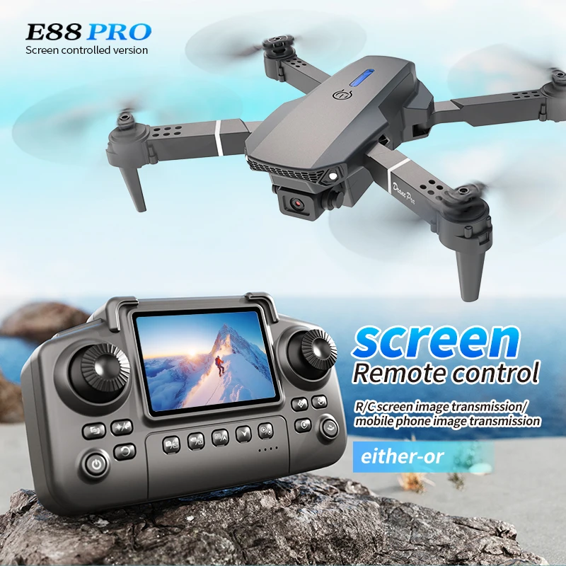 Drone Rc Pro - طائرة بدون طيار احترافية E88 PRO