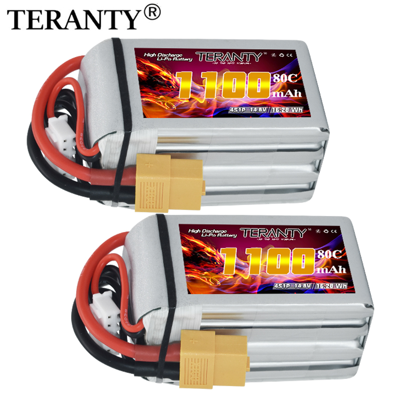Drone Rcs - بطارية ليثيوم بوليمر TERANTY 4S 1100mAh