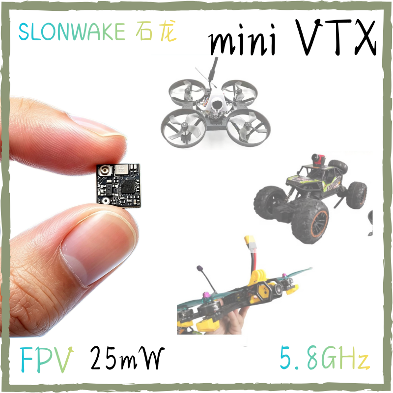 Vtx Video Transmitter - SLONWAKE 5.8G 25mW جهاز إرسال فيديو