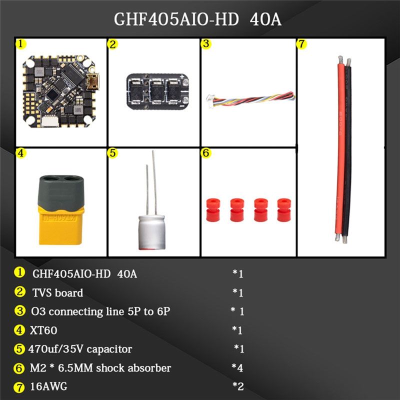 ABTI-GHF405AIO-HD 40A وحدة تحك - مراجعة Drone With Rc 2 وسعره