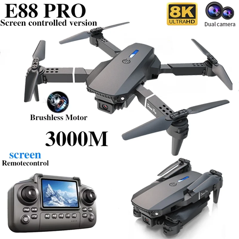 طائرة بدون طيار احترافية E88 P - مراجعة Drone Rc Pro وسعره
