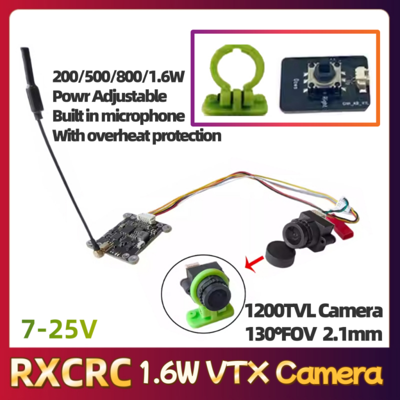 RXCRC 5.8G وحدة 48CH 1.6W VTX  - مراجعة Drone Rc Control وسعره