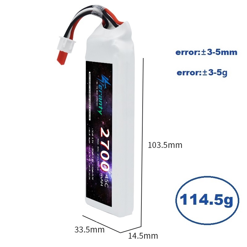 بطارية ليبو بمقبس T ، RC ، FPV - مراجعة Drone Rcs وسعره