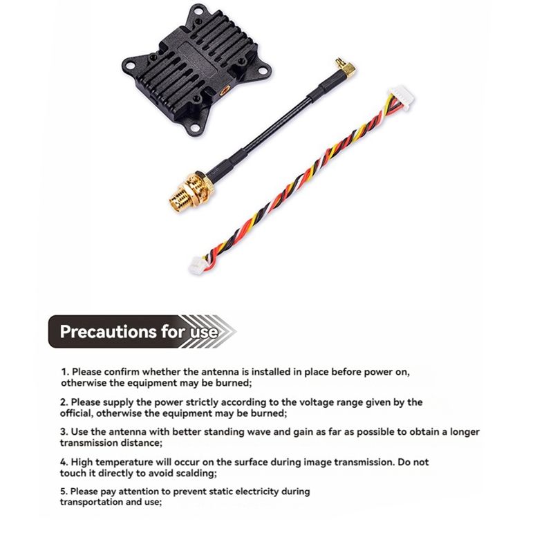 4.9G 5.8G 6G 2.5W VTX 56CH VT5 - مراجعة Vtx Video Transmitter وسعره