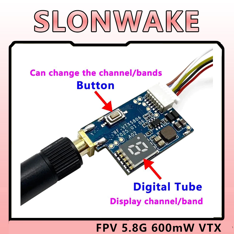 جهاز إرسال SLONWAKE 5.8G TS582 - مراجعة Drone Rc Pro وسعره