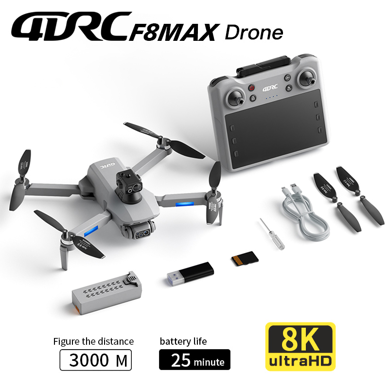 F8 MAX GPS الطائرة بدون طيار ا - مراجعة Drone Rc Holder وسعره
