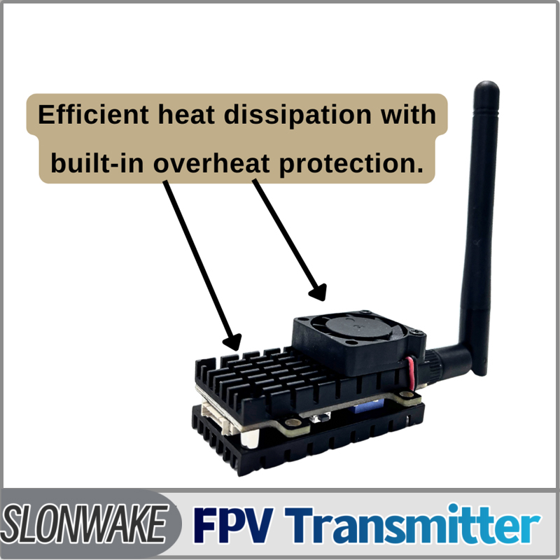 SLONWAKE 5.8G 3000mW محاكاة VT - مراجعة Drone Rc Control وسعره