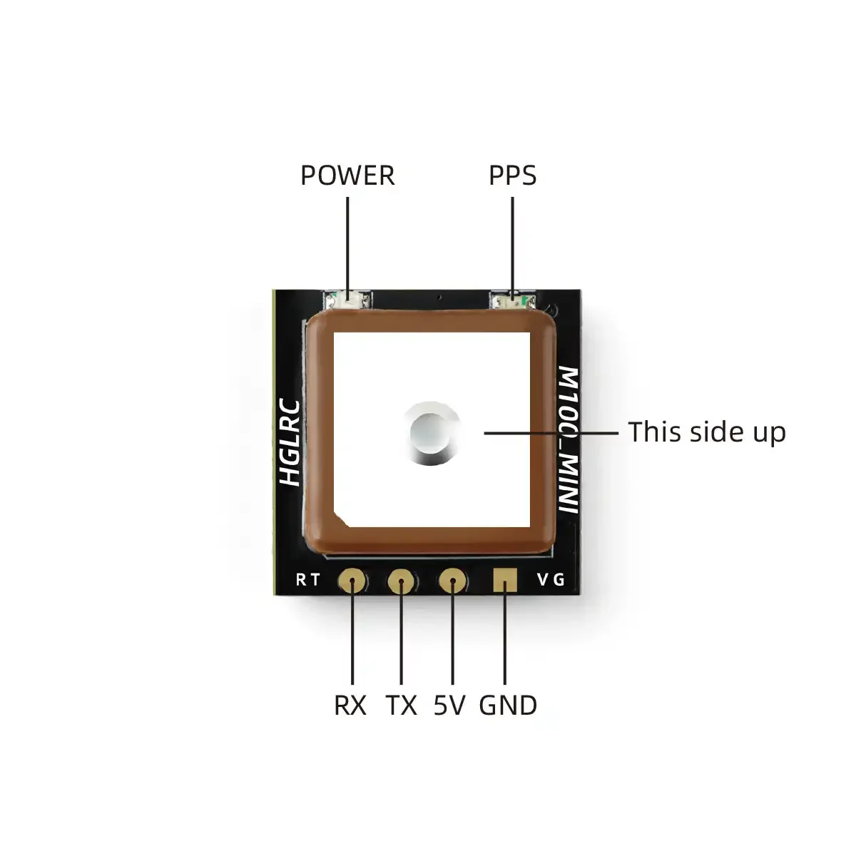وحدة GPS صغيرة HGLRC M100 M10  - مراجعة Drone Rcs وسعره