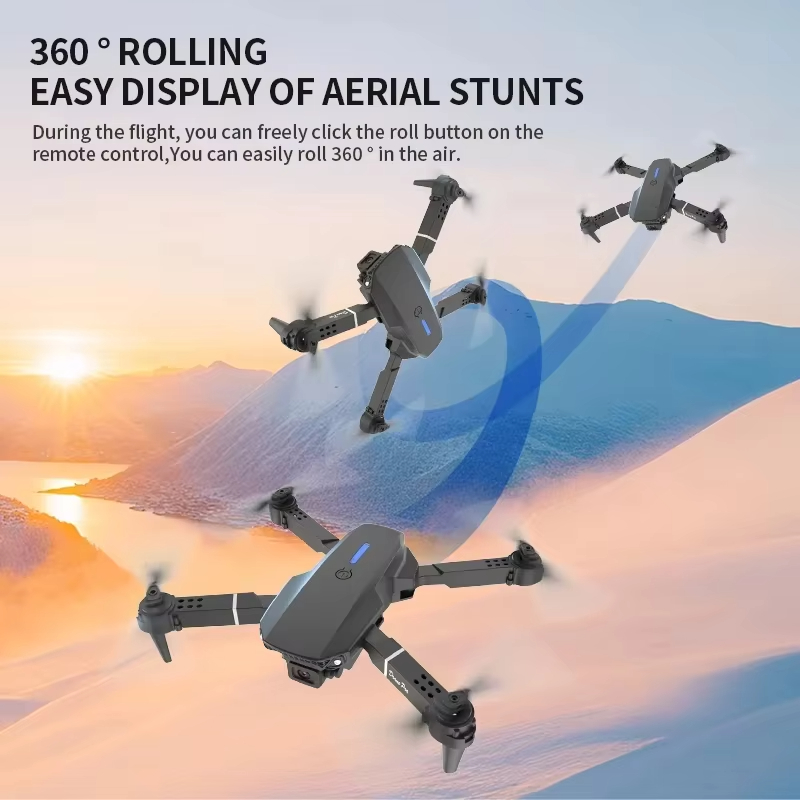 طائرة بدون طيار E88 الجديدة لع - مراجعة Drone Top Rc وسعره