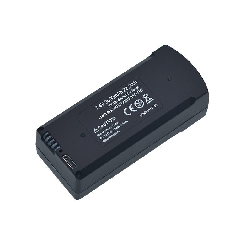 بطارية GPS V198 7.4 فولت 3000  - مراجعة Drone Rc Pro وسعره